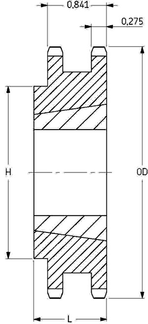 Звездочка PHS 40-2TB30